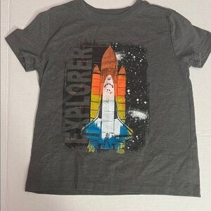 Cat & Jack Gray Space Adventure T-Shirt